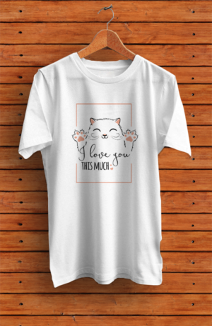 Cute playful kitten T-shirt design with a tagline | T-Shirt-Design von aniep