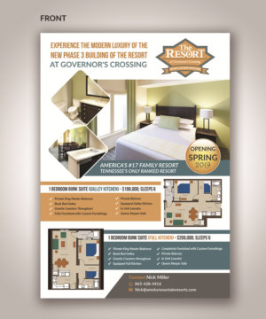 New Flyer Design Project - for sale units at The Resort phase 3  | Flyer Design by innovative earth