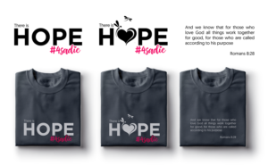 HOPE shirt for #4sadie fundraiser | T-shirt Design by Pinky 