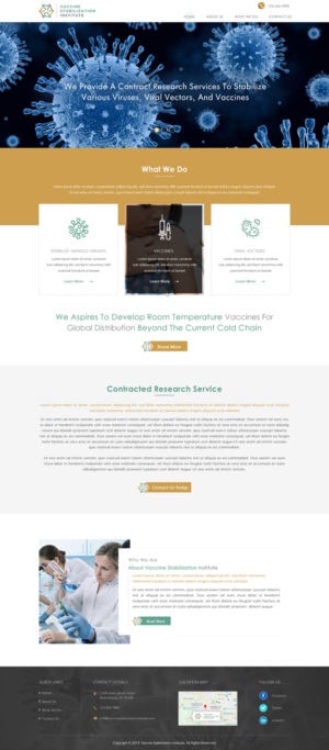 Vaccine Stabilization Institute | Web-Design von Sbss