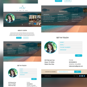 Web Design by Melvina_West for Costa Azul  | Design #20697962