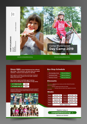 Camp Wyldewood Day Camp Brochure | Brochure Design by ecorokerz