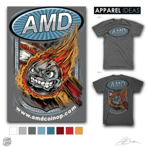 T-Shirt-Design von Pat Sullivan für AMUSEMENT MACHINE DISTRIBUTORS | Design #20761516