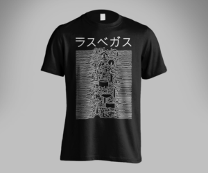 Unknown Pleasures Las Vegas  | T-shirt Design by Andi Yan