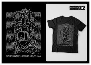 Unknown Pleasures Las Vegas  | T-shirt Design by Gohsantosa