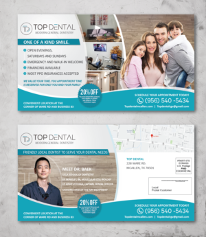 Dental office post card | Postkarten-Design von alex989