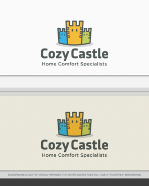 Cozy Castle home comfort specialists | Logo Design by AD-X