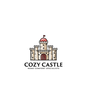 Cozy Castle home comfort specialists | Logo Design by Amethystica