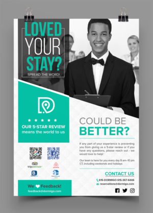 Hospitality startup needs a guest satisfaction design | Flyer-Design von SAI DESIGNS