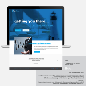 legal recruiter needs a website refresh | Grafik-Design von coo.lt