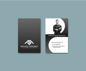 Business Card Design for a Personal Trainer | Business Card Design by AnaMSantos