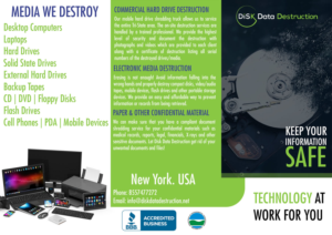 data and media shredding company needs a flyer design | Flyer Design by Sbss