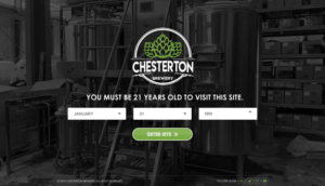 One page design needed for a veteran owned brewery | Web Design by Reimagine