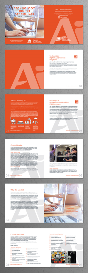 Corporate flyer introducing a brand new technology apprenticeship program in Australia! | Flyer Design by andrew3344