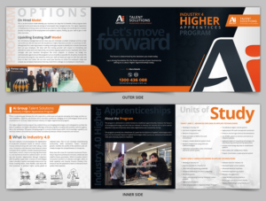 Corporate flyer introducing a brand new technology apprenticeship program in Australia! | Flyer Design by SAI DESIGNS