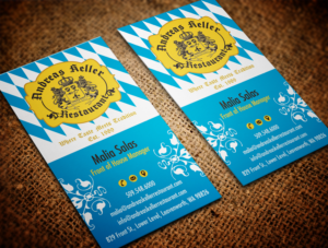 Restaurant Business Card Template | Business Card Design by haru_ichiban