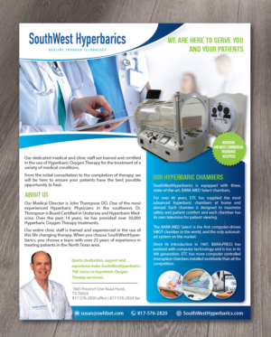 One Page Medical Flyer - Need sophisticated but colorful, engaging design | Flyer Design by alex989