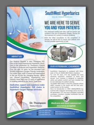 One Page Medical Flyer - Need sophisticated but colorful, engaging design | Flyer Design by innovative earth