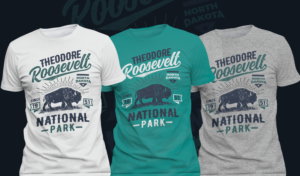 T-shirt for Theodore Roosevelt National Park | T-Shirt-Design von Ena