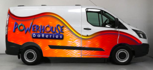 Car Wrap-Design von dwross für Powerhouse Batteries Pty Ltd | Design #20842726