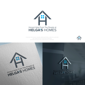 Honest help from the people at Helga's Homes | Logo Design by sez_inn