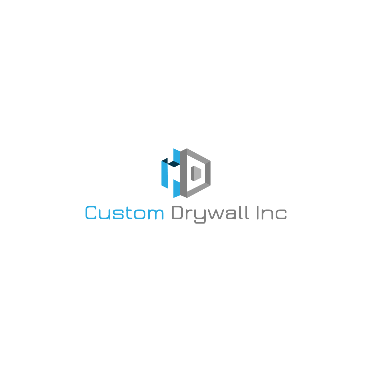 Logo Design by Markelof for Custom Drywall Inc. | Design #20893728