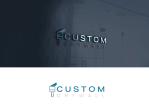 Logo Design by Martin 15 for Custom Drywall Inc. | Design #20852383