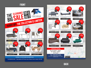 4FF Pop Up Shop Clearance Flyer | Flyer Design by innovative earth