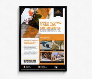 flyer for roofing advertising  | Flyer Design by Daniel James