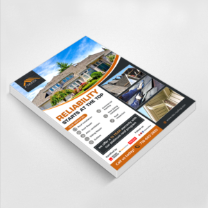 flyer for roofing advertising  | Flyer Design by GraphicsGuru