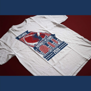 The New England patriots and the Los Angeles rams game day T-shirt  | T-shirt Design by Yafi Mridha