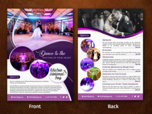 Wedding DJ Services Flyer | Flyer Design by rug