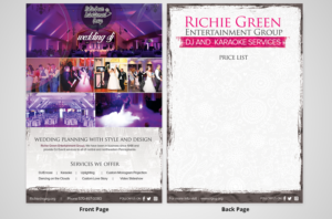 Wedding DJ Services Flyer | Flyer Design by SAI DESIGNS