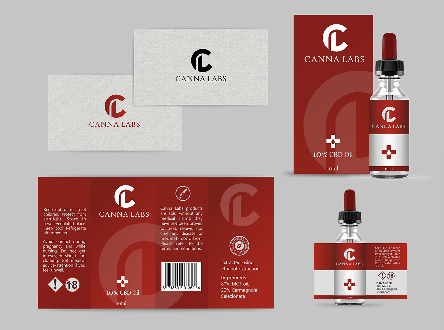 Verpackungs-Design von Alpha_Creative für Canna Labs | Design #20873500