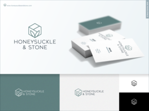 Honeysuckle & Stone | Logo Design by Raoul Camion