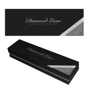 Luxurious , elegant , fancy styling flat iron box  | Packaging Design by B74Design