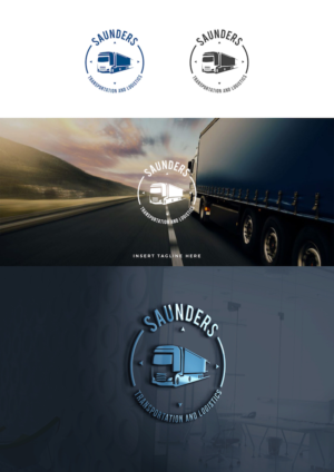 Saunders Transportation and Logistics | Logo Design by christianpoetoe