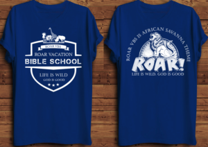 Roar Vacation Bible School T-Shirt | T-Shirt-Design von creative gravity