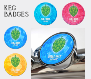 Craft brewery keg badge / badge branding to be on display on keg fonts in pubs and craft beer bars | Grafik-Design von Rickyy