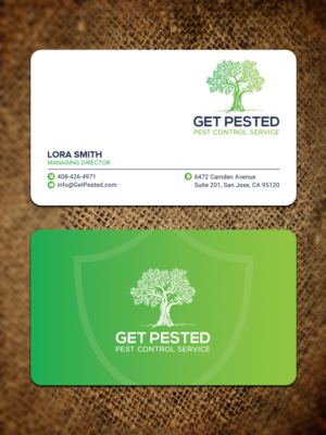 Female Pest Controller needs awesome business cards | Business Card Design by Sandaruwan