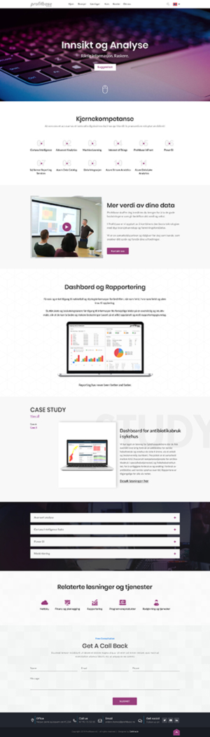 Profitbase - New design for a couple of our pages  | Web Design by Da Miracle