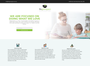 WE are a specialised tutoring business looking to a have a landing page design | Web Design by Manke Creative