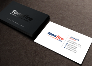 Business Card Design by Brand aid for Foos Fire, Inc. | Design #20939426