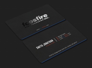 Foos Fire Company Business Cards | Business Card Design by Bold Pixels