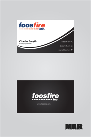 Business Card Design by MarkazAlrusumatOfficial for Foos Fire, Inc. | Design #20957096