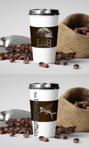 Disposable paper take away Coffee cup design from exsisting artwork | Cup and Mug Design by design.bb