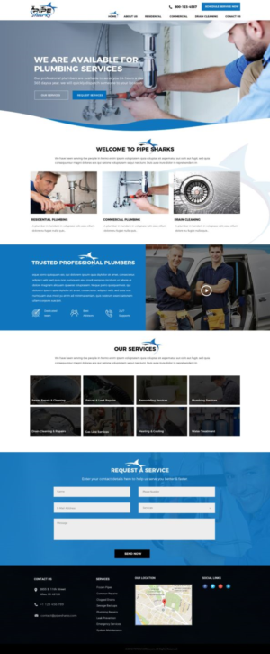 Web-Design von Stranger Designer für Pipe Sharks LLC | Design #20958143