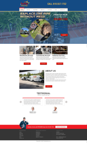 Web-Design von Tanvir für Pipe Sharks LLC | Design #20950847