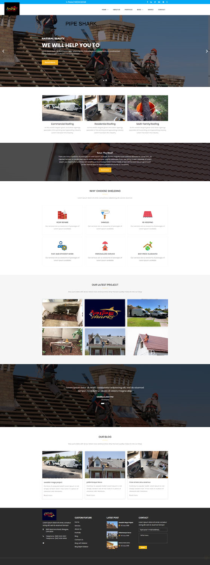 Web-Design von Php Code Smith für Pipe Sharks LLC | Design #20985920