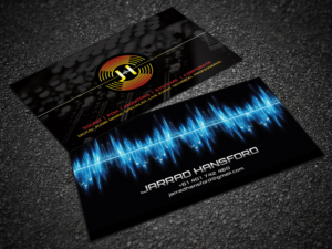 Business Card 85x40mm - Freelance audio mixing / live event operator   | Business Card Design by Sandaruwan